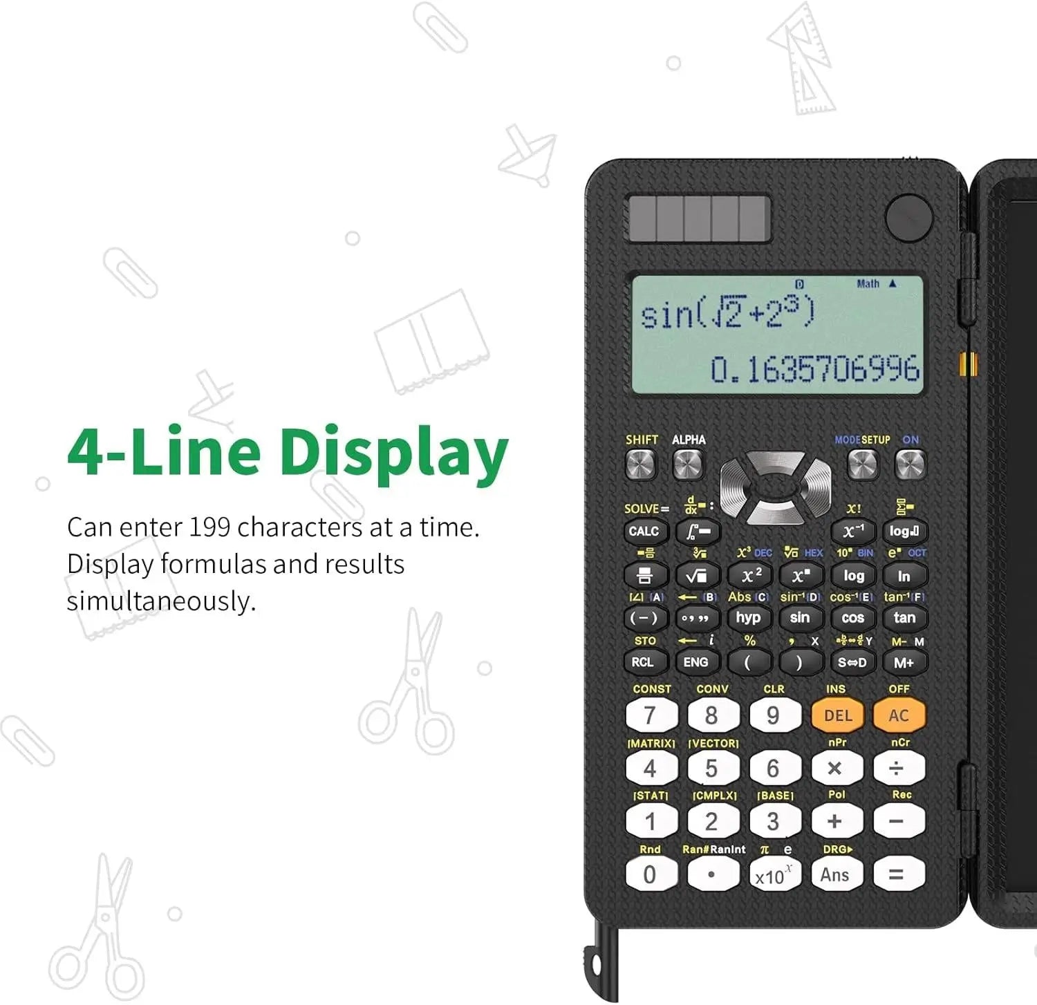 Newyes Scientific Calculator 991ES Plus With EEwriter  - New NEWYES