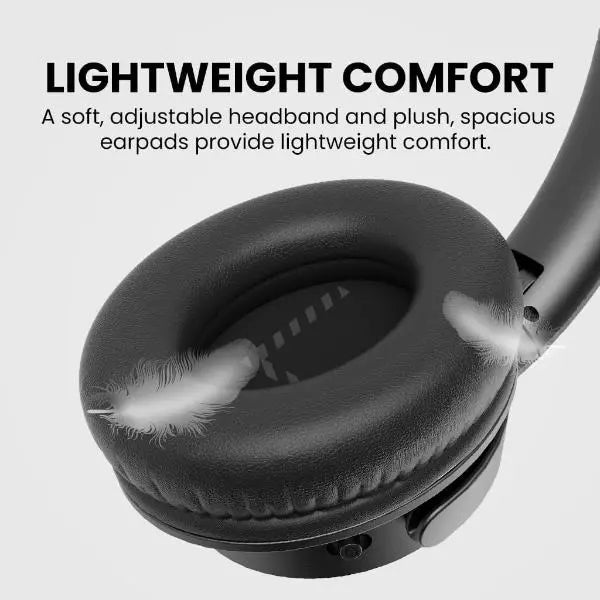 Avantree Ensemble Wireless TV On-Ear Headphone Set Black  - New Avantree