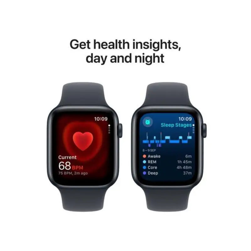 Apple Watch SE Gen 2 Cellular 40mm Smartwatch Midnight Aluminum Sport Band S/M - Refurbished Apple