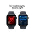 Apple Watch SE Gen 2 Cellular 40mm Smartwatch Midnight Aluminum Sport Band S/M - Refurbished Apple