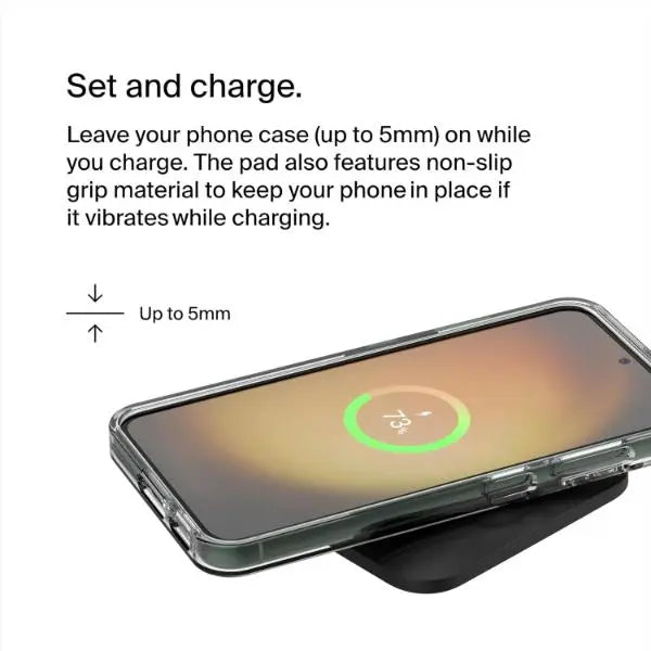 Belkin BoostCharge Pro Universal Easy Align Wireless Charging Pad, 15W Fast Charger for Apple iPhone Belkin
