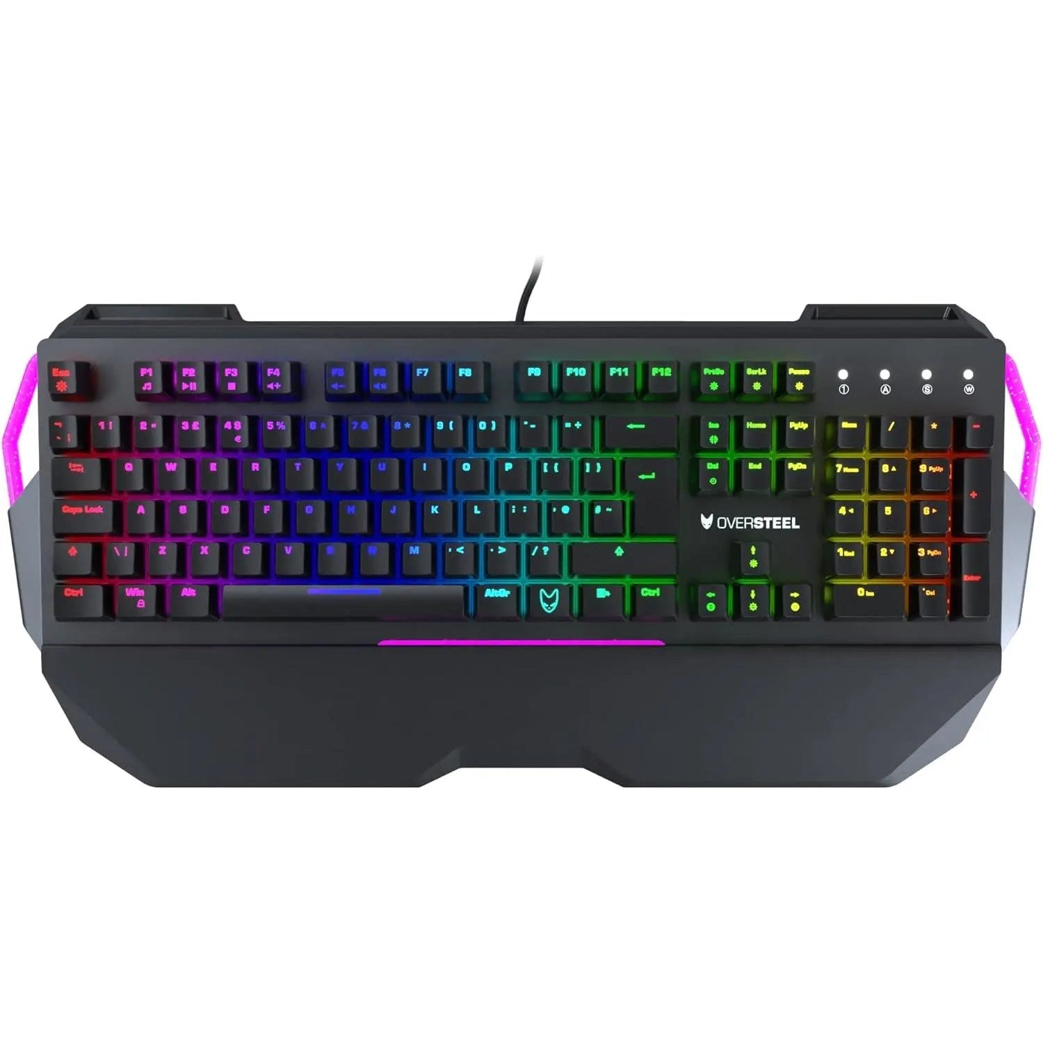 Oversteel IRON Mechanical Gaming Keyboard with RGB, Red Switch Oversteel