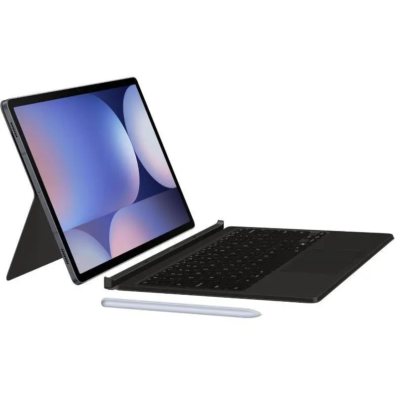 Samsung Galaxy Tab S10 Plus S9 Plus FE AI Book Cover Keyboard Case Black - Like New Samsung