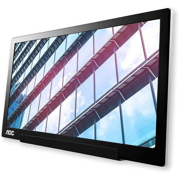 AOC i1601P-16 " LCD Portable Monitor FHD USB-C 60Hz Smart Cover Auto Pivot Ultra Light (Used) AOC