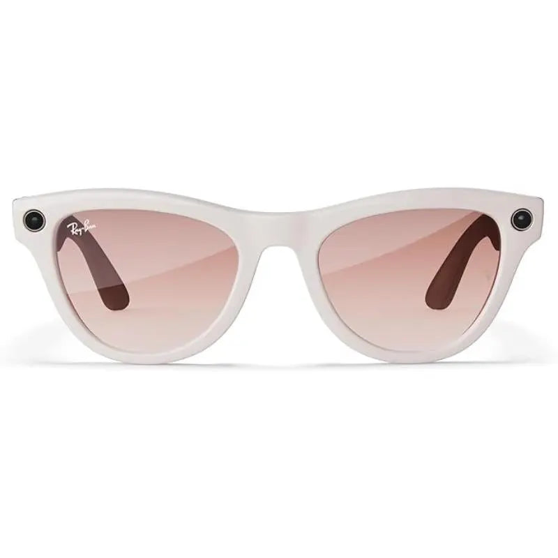 Ray Ban Meta Skyler Gen 1 Smart Sunglasses Shiny Grey Pink Gradient Lens - Refurbished Ray Ban
