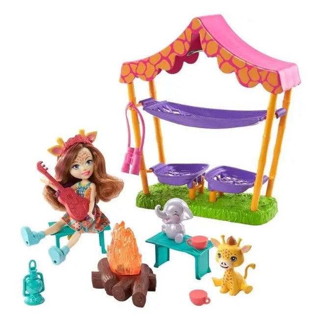 Enchantimals Sunny Savannah Campout Playset Toy Mattel