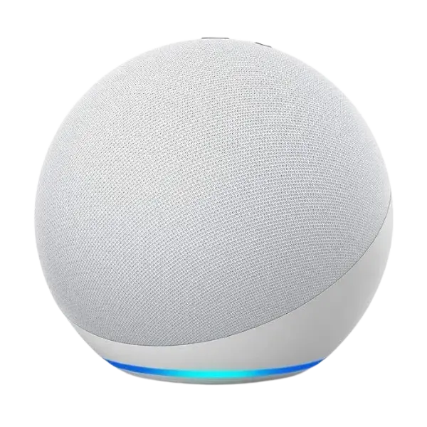 Amazon Large Alexa Echo  WiFi Bluetooth Speaker 4th Generation Glacier White Amazon