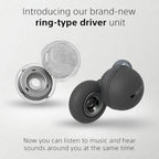 Sony LinkBuds Wireless Bluetooth Open Ring In-Ear Earbuds - New Sony