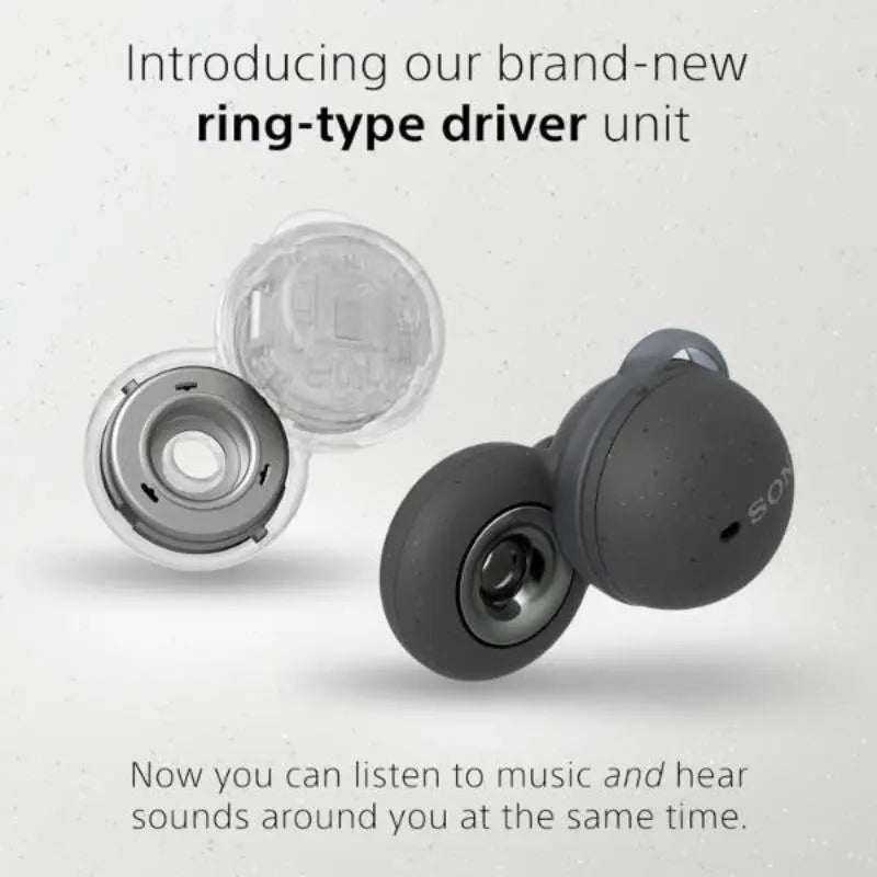 Sony LinkBuds Wireless Bluetooth Open Ring In-Ear Earbuds - New Sony
