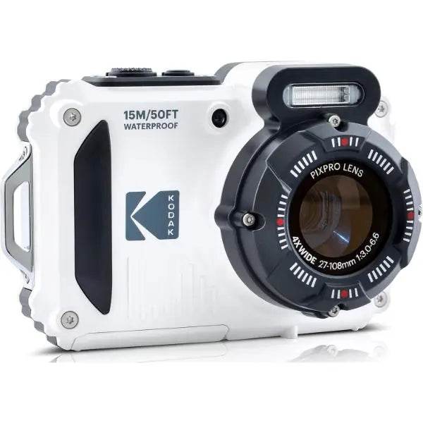 Kodak Pixpro WPZ2 Waterproof Digital Camera White Kodak