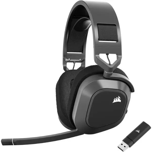 Corsair HS80 Max Bluetooth Wireless RGB On-Ear Gaming Headset Black  - New Corsair
