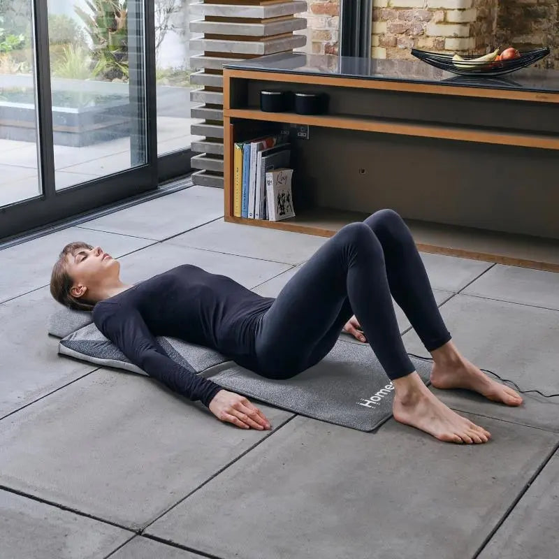 Homedics Stretch Essentials Full Body Massage Mat 3 Stretch Programs Upper & Lower Back Stretcher Mats With Head Pillow - New Homedics