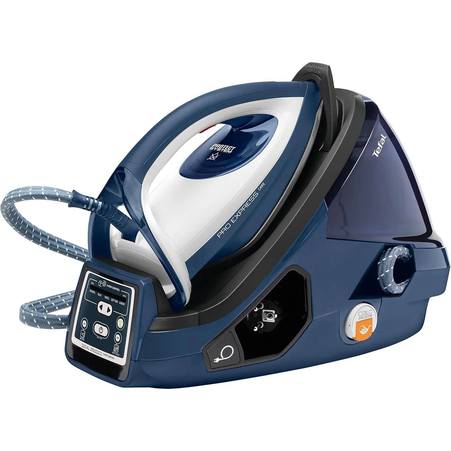 Tefal High Pressure Steam Generator Iron, Pro Express Care, 2400 W, Black/Blue, GV9071 Tefal