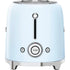 SMEG TSF01PBUK 2-Slice Toaster - Pastel Blue Smeg