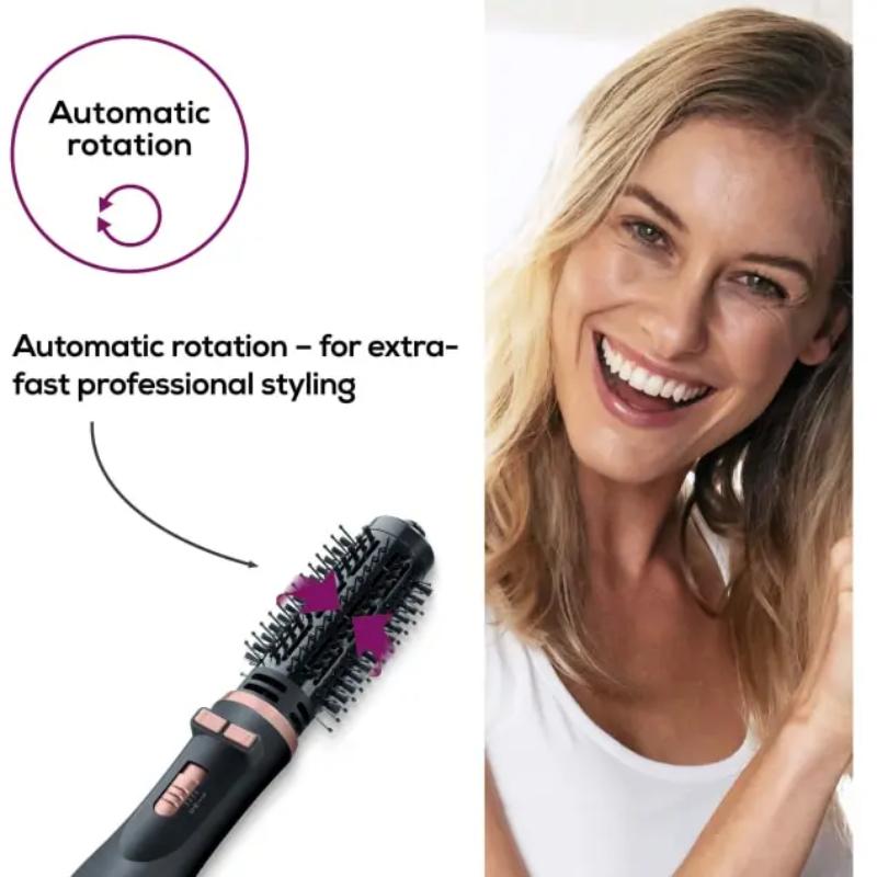 Beurer HT80 Rotating Hot Air Styling Brush – For Volume, Smooth Styling & Sleek Waves - New Beurer