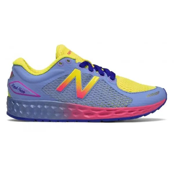 New Balance Fresh Foam Zante V2 Junior Running Trainers UK Size 4.5 Yellow / Purple/ Pink  - New New Balance