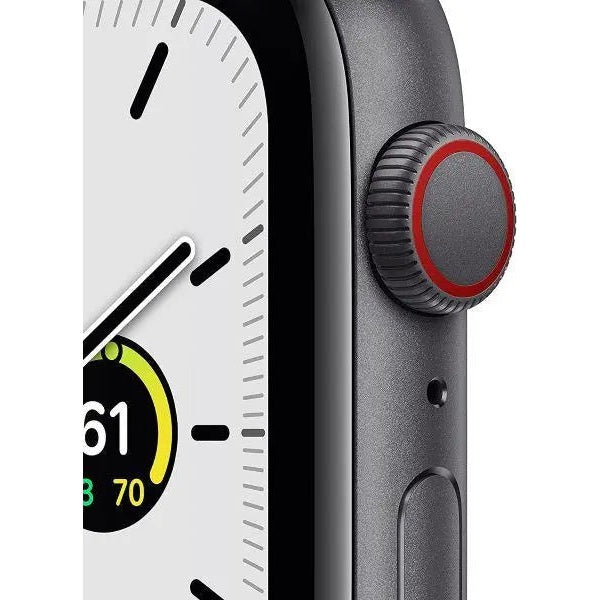 Apple Watch SE 1st Gen 44mm Space Gray / Midnight Sport Band Cellular Apple