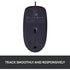 Logitech B100 Optical USB Mouse 800 dpi Black Logitech