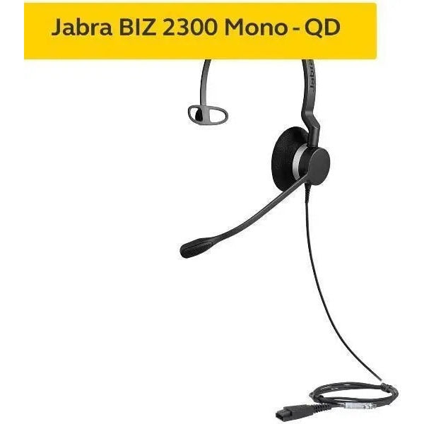 Jabra BIZ 2300 QD Mono Headset with Mic Jabra