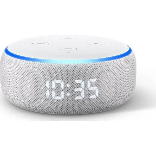 Amazon Echo Dot 3rd Gen Smart Speaker With Clock Sandstone Amazon