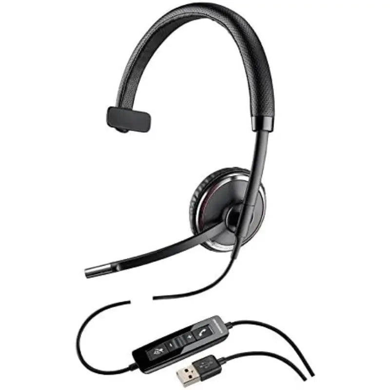Blackwire 510 USB Mono Wired Headset Noise Cancelling Microphone
