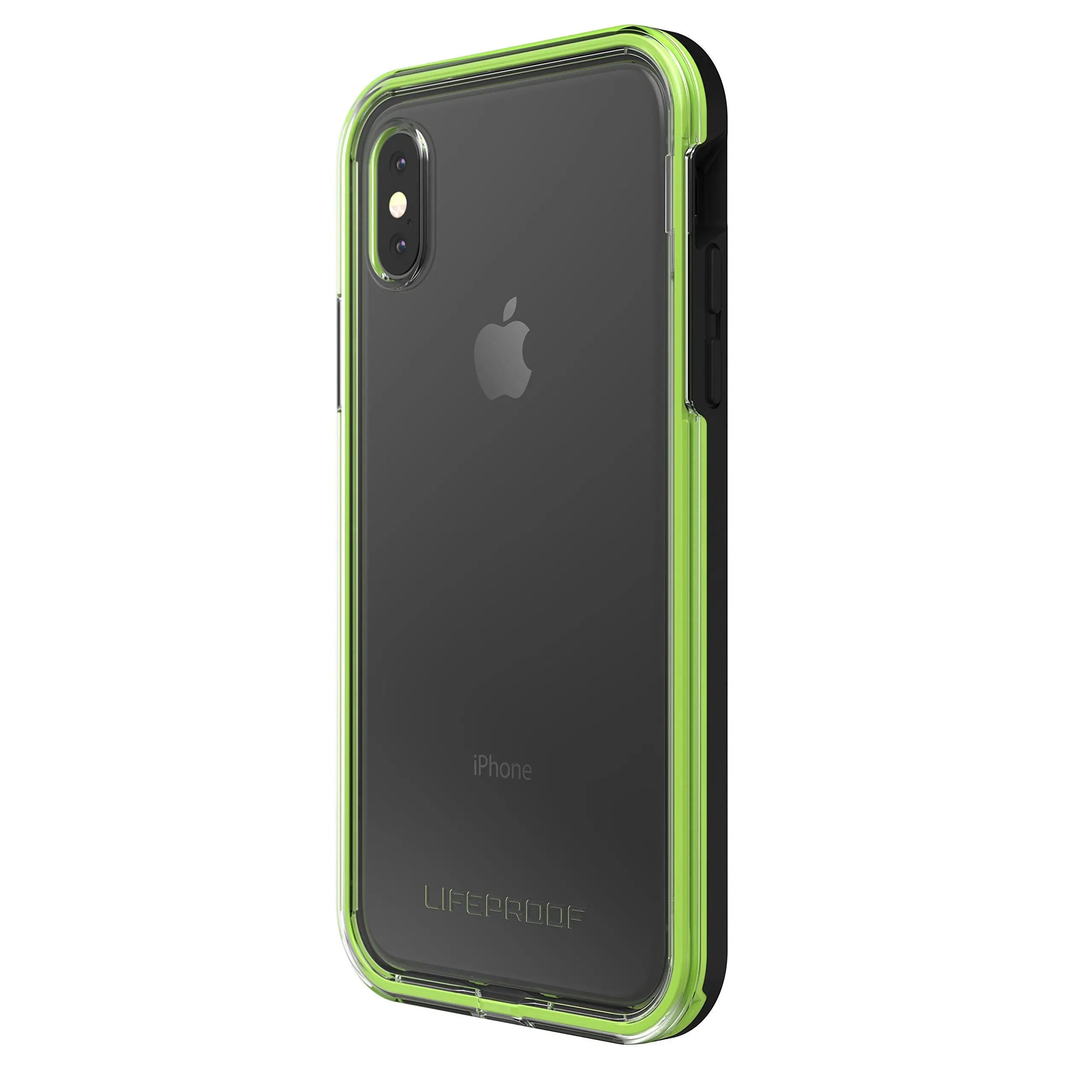 Lifeproof Slam Drop Proof Clear Protective Case For iPhone X/XS Green (New) lifeproof
