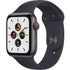 Apple Watch SE 1st Gen 44mm Space Gray / Midnight Sport Band Cellular Apple