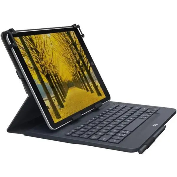 Logitech 10" Universal Folio iPad Tablet Case with Bluetooth Keyboard Cover - Refurbished Logitech