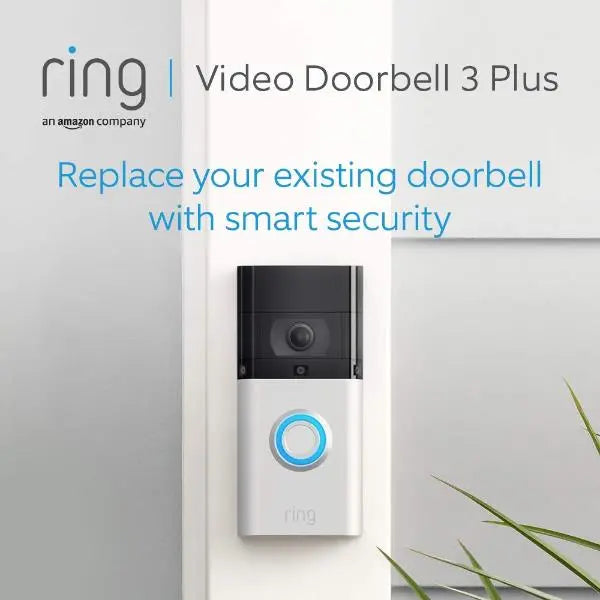 Ring Video Doorbell 3 Plus Battery Or Hardwired Video Doorbell With Pre Roll Video  - New Ring