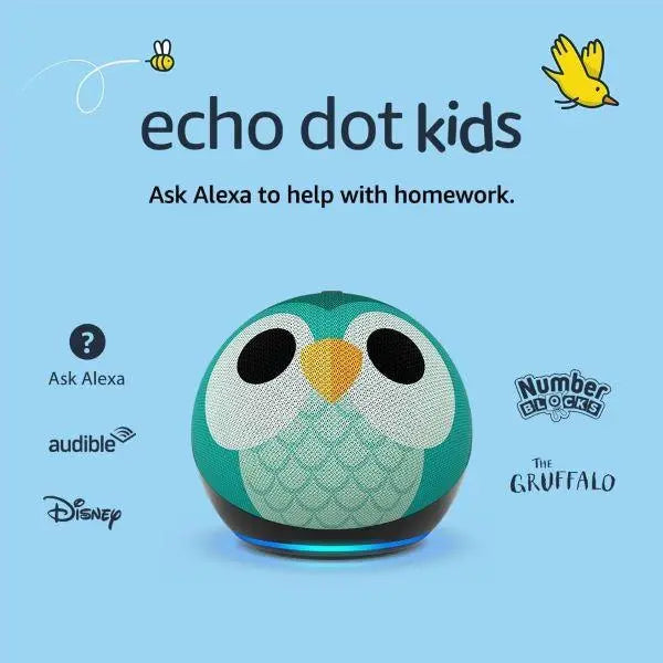 Amazon Alexa Echo Dot Kids WiFi Bluetooth Speaker 5th Generation Owl Amazon