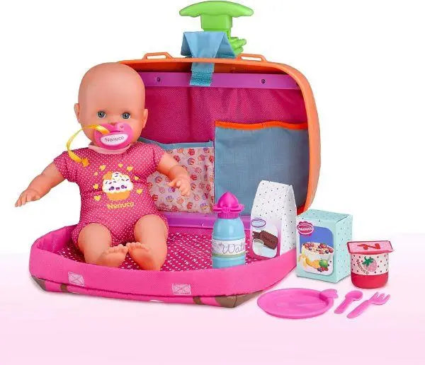 Nenuco Born To Be Loved Baby Doll with Travel Bag Suitcase And Medical Accessories Nenuco