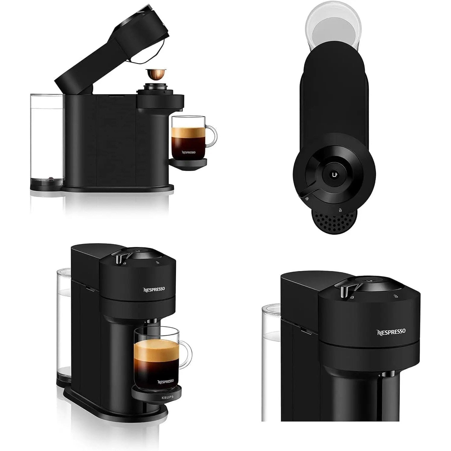 Nespresso Vertuo Next Coffee Machine, Matt Black Nespresso