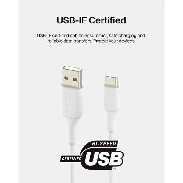 Belkin BoostCharge USB-A To USB-C Charging Cable 1M 2 Pack Belkin