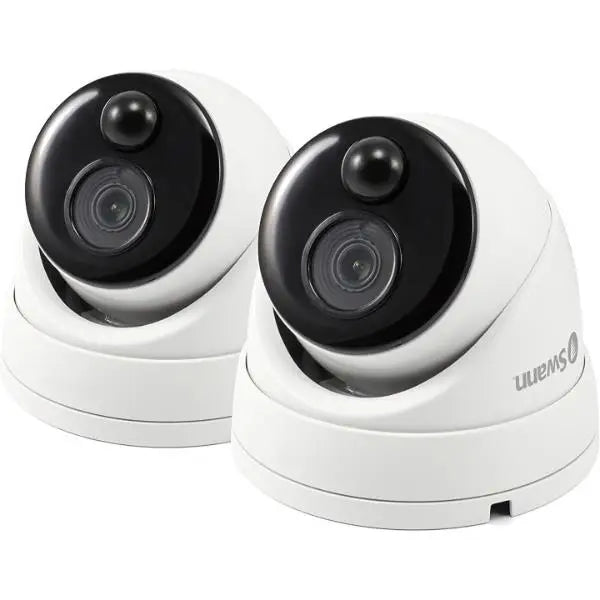 Swann Pro Series Thermal Sensing Dome Security Cameras x2 Swann