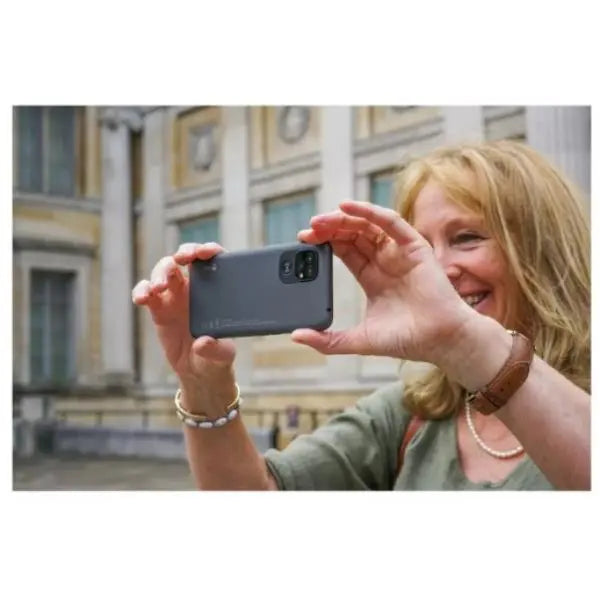 Doro 8100 4G Smartphone For Seniors With Charging Stand Unlocked - Graphite - Refurbished Doro