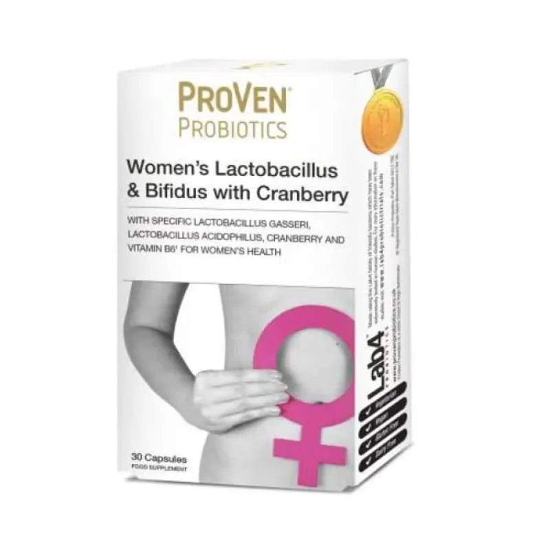 Pro-Ven Women Probiotics 17.5B CFU Cranberry 30 Capsules Hormone Help Best Before 11/2026 - New Pro-Ven