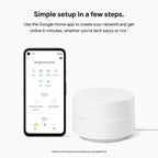 Google WiFi Mesh WiFi System x3 Pack - New Google