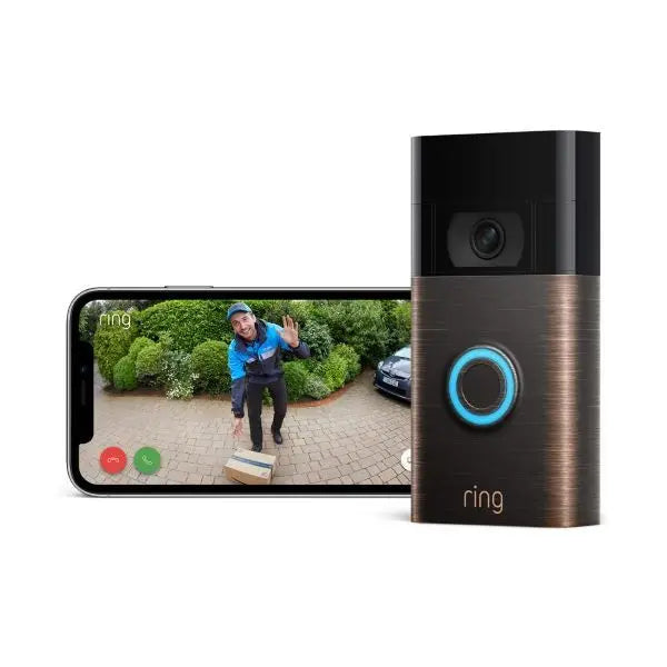 Ring Doorbell 2nd Gen Wireless HD Video Doorbell Venetian Bronze Ring