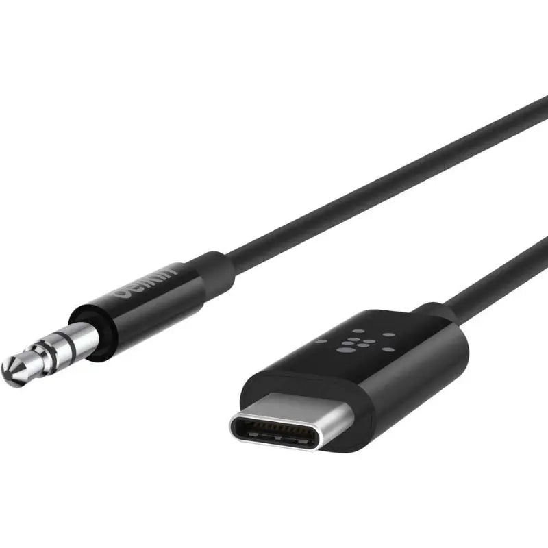 Belkin USB-C to 3.5mm Audio Cable Headphone Jack Adapter Aux Lead Black - New Belkin