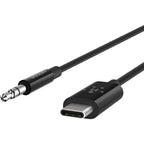 Belkin USB-C to 3.5mm Audio Cable Headphone Jack Adapter Aux Lead Black - New Belkin