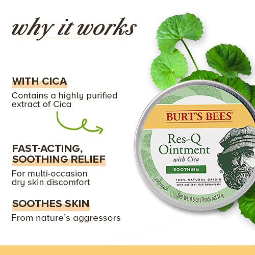 Burt's Bees 100% Natural Multipurpose Res-Q Ointment and Cream, Twin Pack