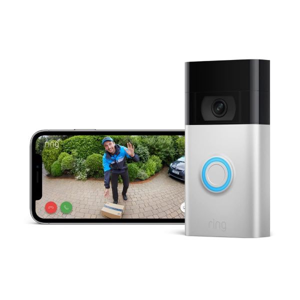 Ring Doorbell 2nd Gen Wireless HD Video Doorbell Silver Ring