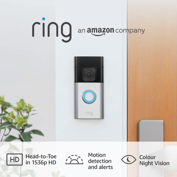 Ring Battery Doorbell Plus Wireless HD Video Doorbell Ring