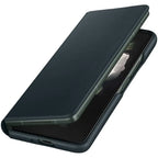 Samsung Galaxy Z Fold3 5G Flip Cover - Leather - Green - New Samsung