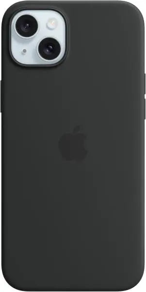 Apple iPhone 15 Plus Silicone Back Case With MagSafe Black Apple
