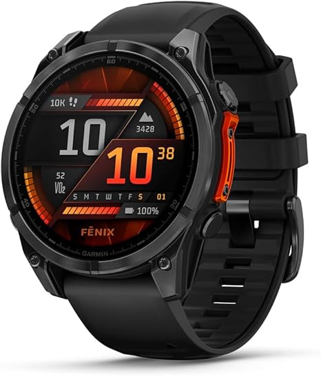 Garmin Fenix 8 GPS 47mm Multisport Premium Smartwatch – Slate Grey - New Garmin