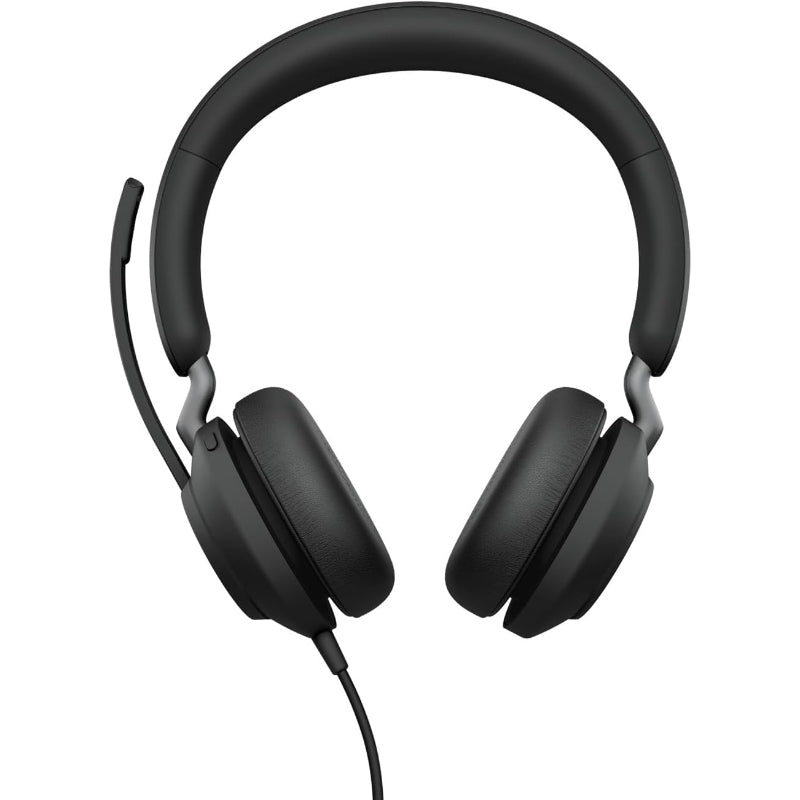 Jabra Evolve2 40 SE Wired Stereo Headset – Noise Cancelling, 3-Mic Calling, USB-A, MS Teams Certified - New Jabra