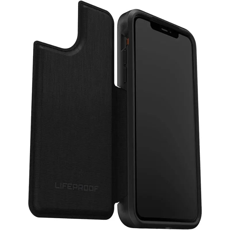 Lifeproof Flip Wallet Case For iPhone 11 Pro Max Black - New Lifeproof