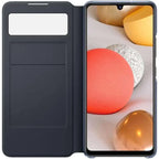 Samsung A42 5G Smart S View Wallet Cover - Black - New Samsung