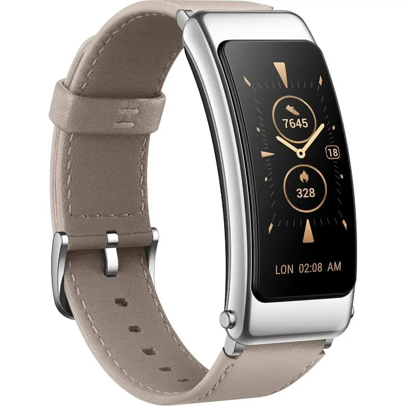 Huawei Talkband B6 Classic SmartBand Fitness Tracker and Bluetooth Earpiece - Camellia - New Huawei